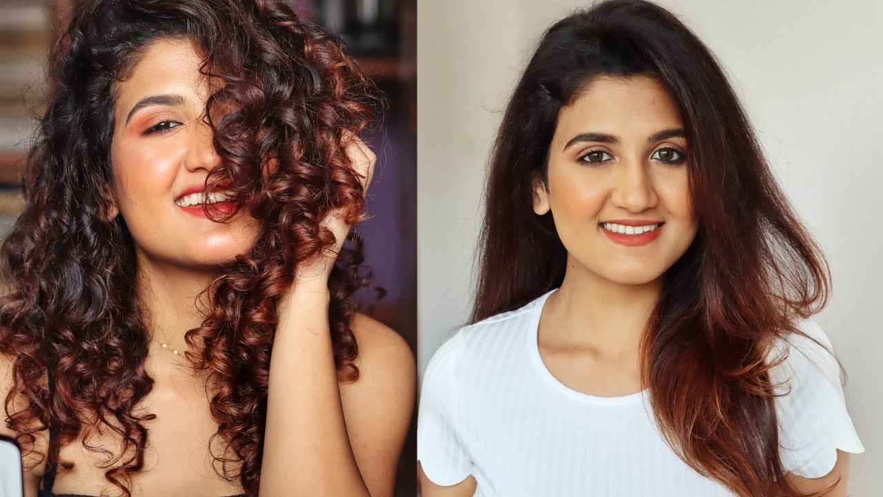 How I BlOW DRY my CURLY HAIR Straight | How to Choose the RIGHT HAIR DRYER | Madhushree Joshi