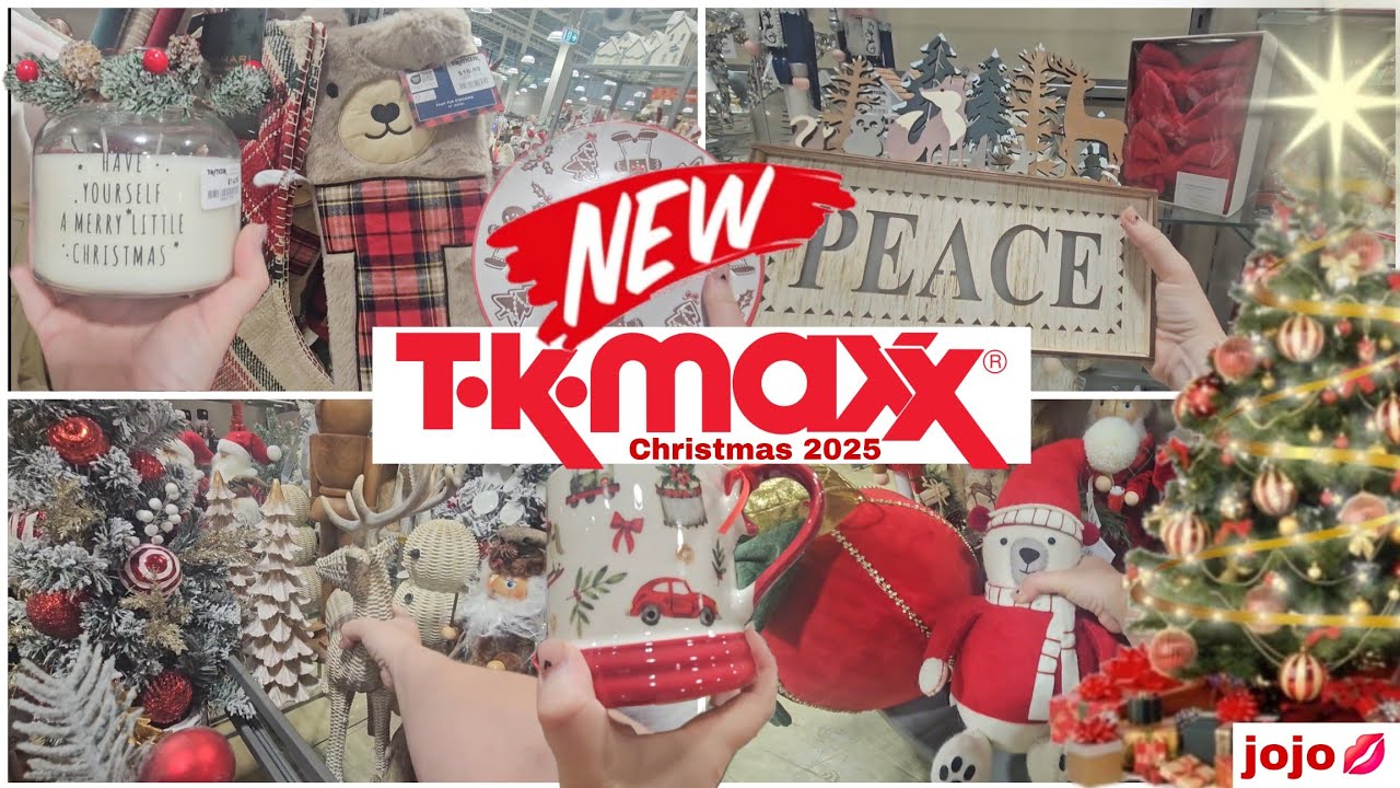 ВАУ!! ТАКИЕ УДИВИТЕЛЬНЫЕ РОЖДЕСТВЕНСКИЕ ТОВАРЫ на TKMAXX AUSTRALIA 2025 ✨️🎅♥️ jojo💋