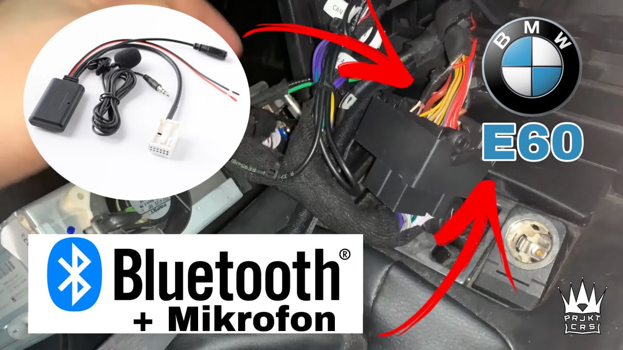 Bluetooth s mikrofonem pro volání do BMW E60/E61 E90/E91