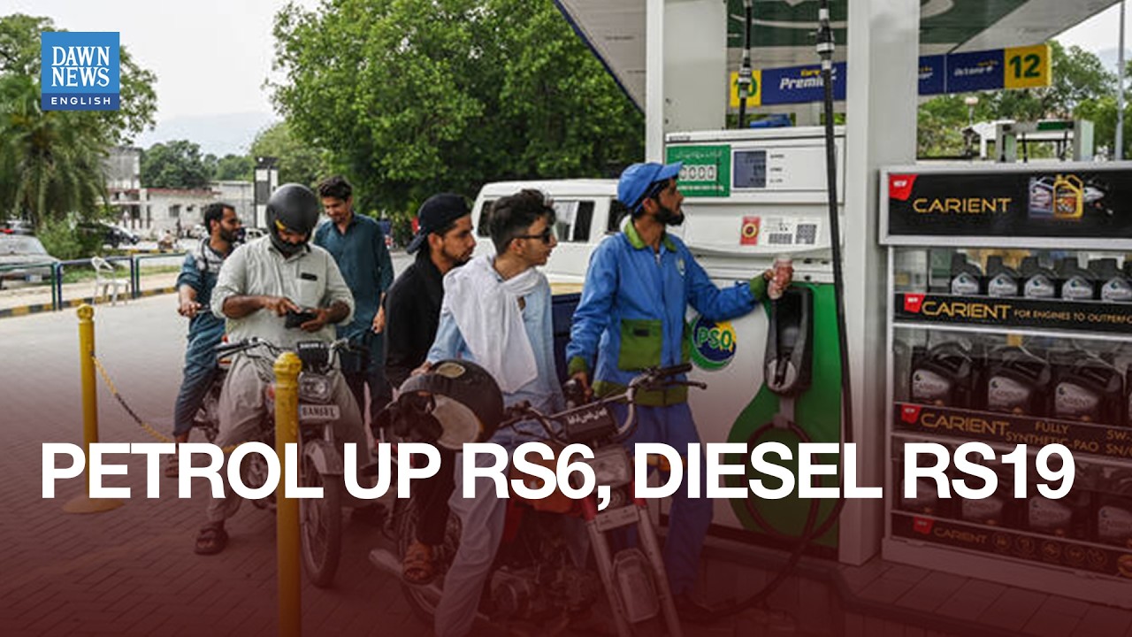 Pakistan Hikes Petrol Price Rs6, Diesel Increased Significantly by Rs19 | Dawn News English