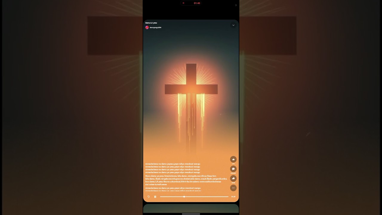 Damu ya yesu,by Stingo.