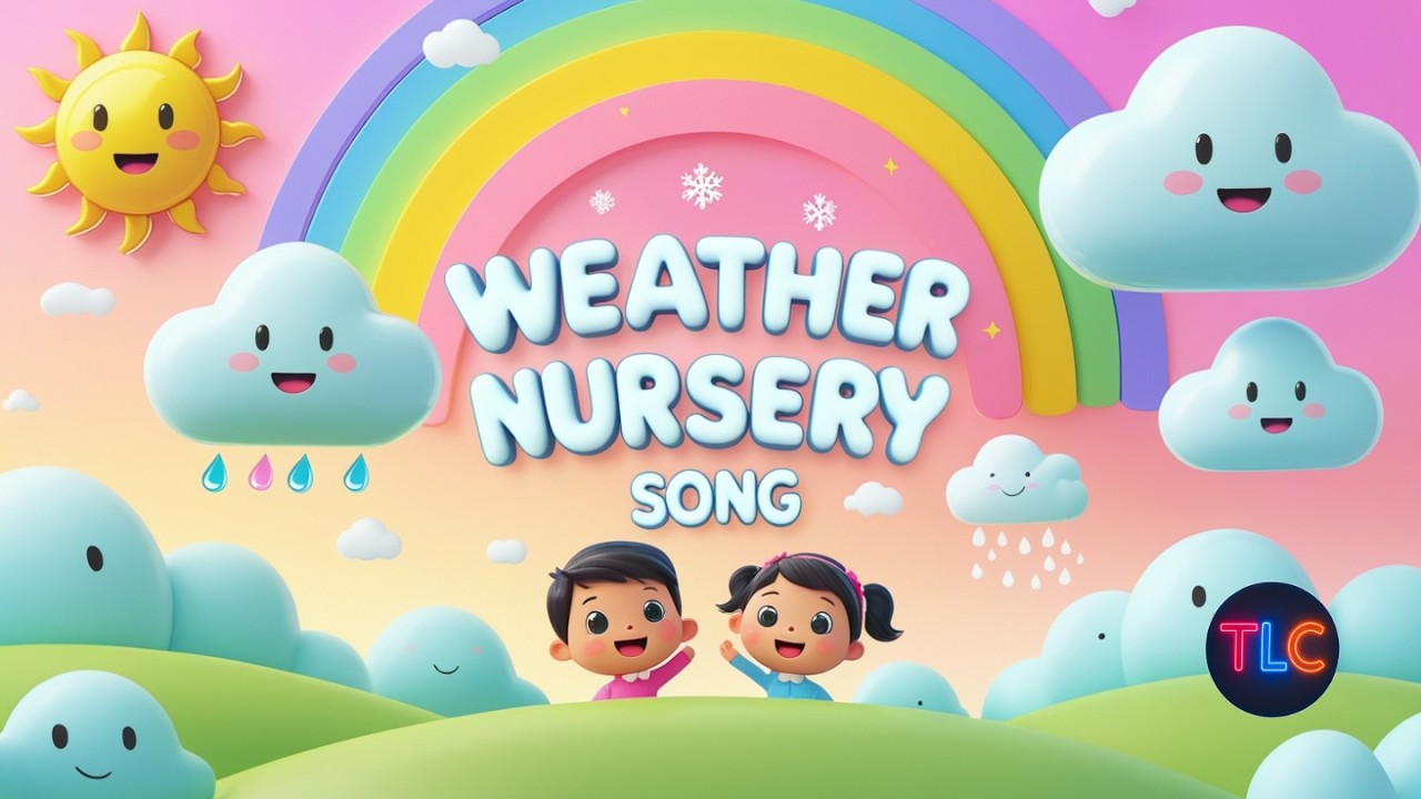 Weather Nursery Song ☀️🌧️ | Sunny, Rainy, Windy & Snowy | Learn Weather for Kids | The Learner Club