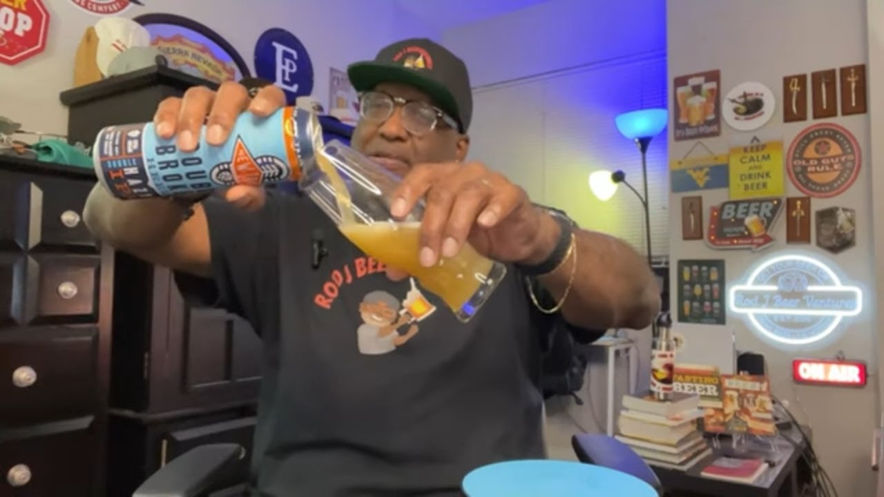Rod J BeerVentures | New Trail Double Broken Heels DIPA Beer Review