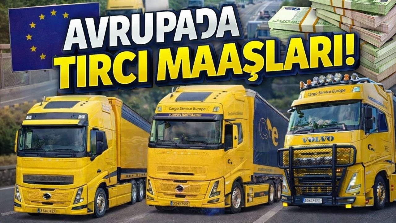🚛 Almanya' Belçika' Hollanda TIR Şoförü Maaşları