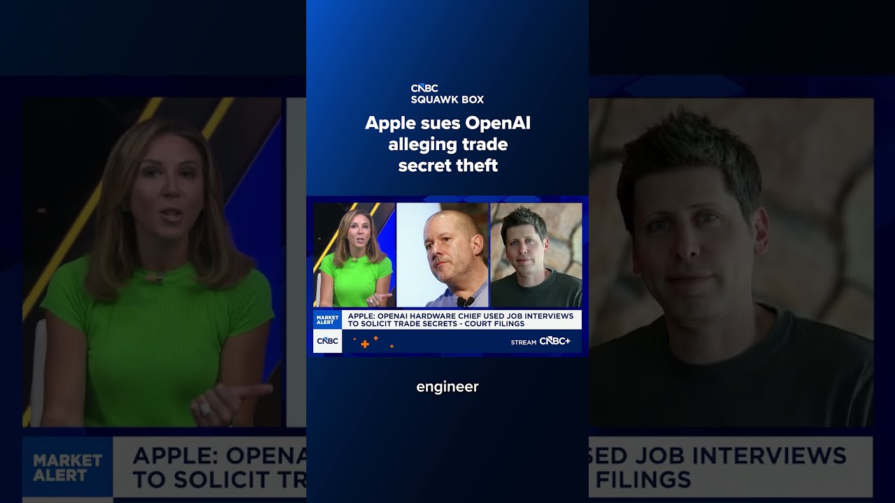 Apple подает в суд на OpenAI, обвиняя компанию в краже коммерческой тайны
