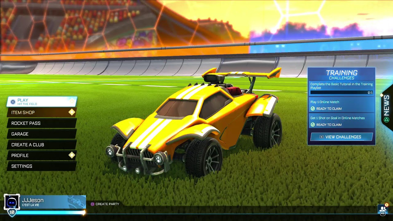 Playing Rocket League