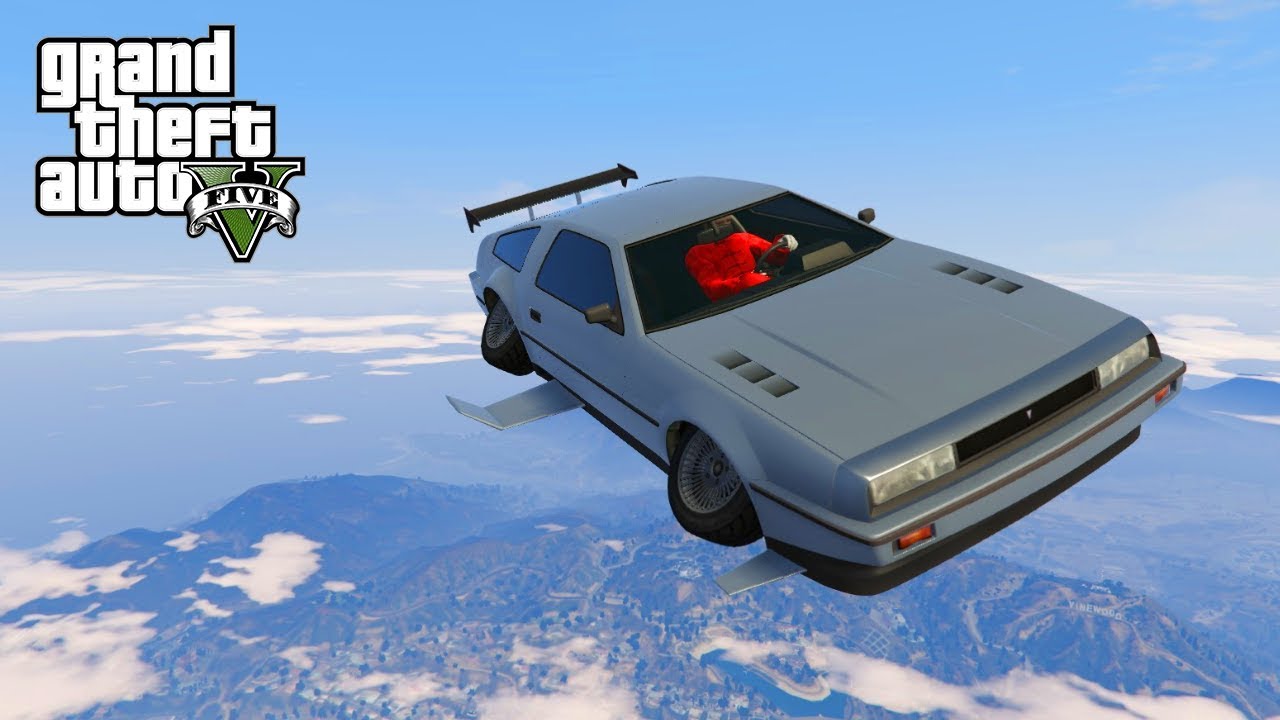 GTA V - VLIEGENDE AUTO PIMPEN UIT BACK TO THE FUTURE! (Doomsday Heist DLC)