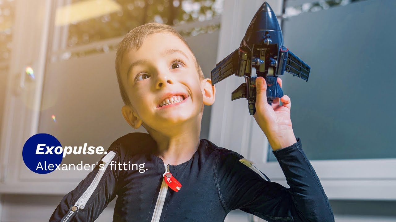 Alexander lives with cerebral palsy-related spasticity. He tries the Exopulse Mollii Suit | Ottobock