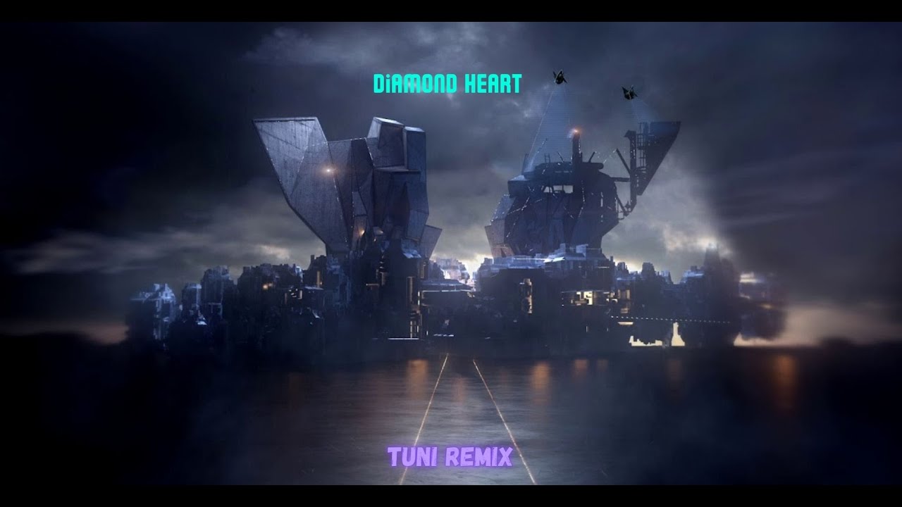 Alan Walker - Diamond Heart (feat. Sophia Somajo) [Tuni Remix] | 4K Visualizer Video