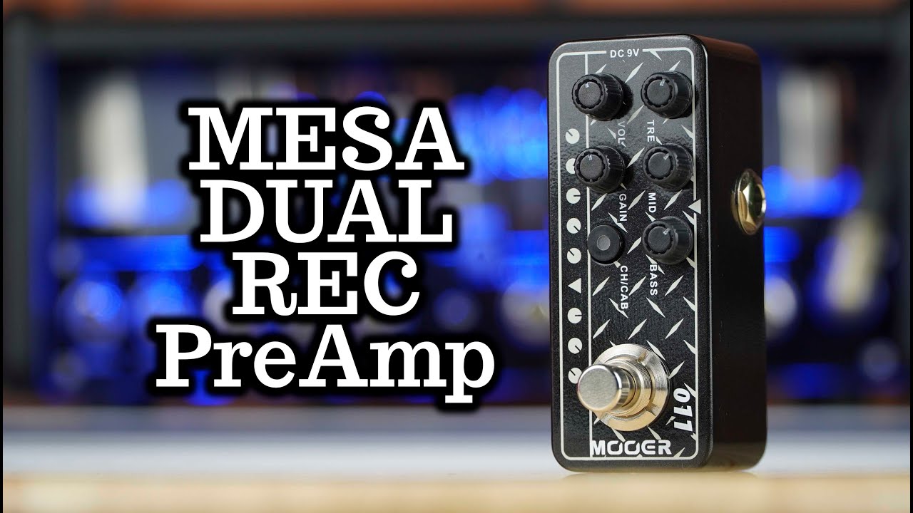 MESA BOOGIE IN A PEDAL: Mooer Cali Dual Preamp - Dual Rectifier Preamp Pedal Demo