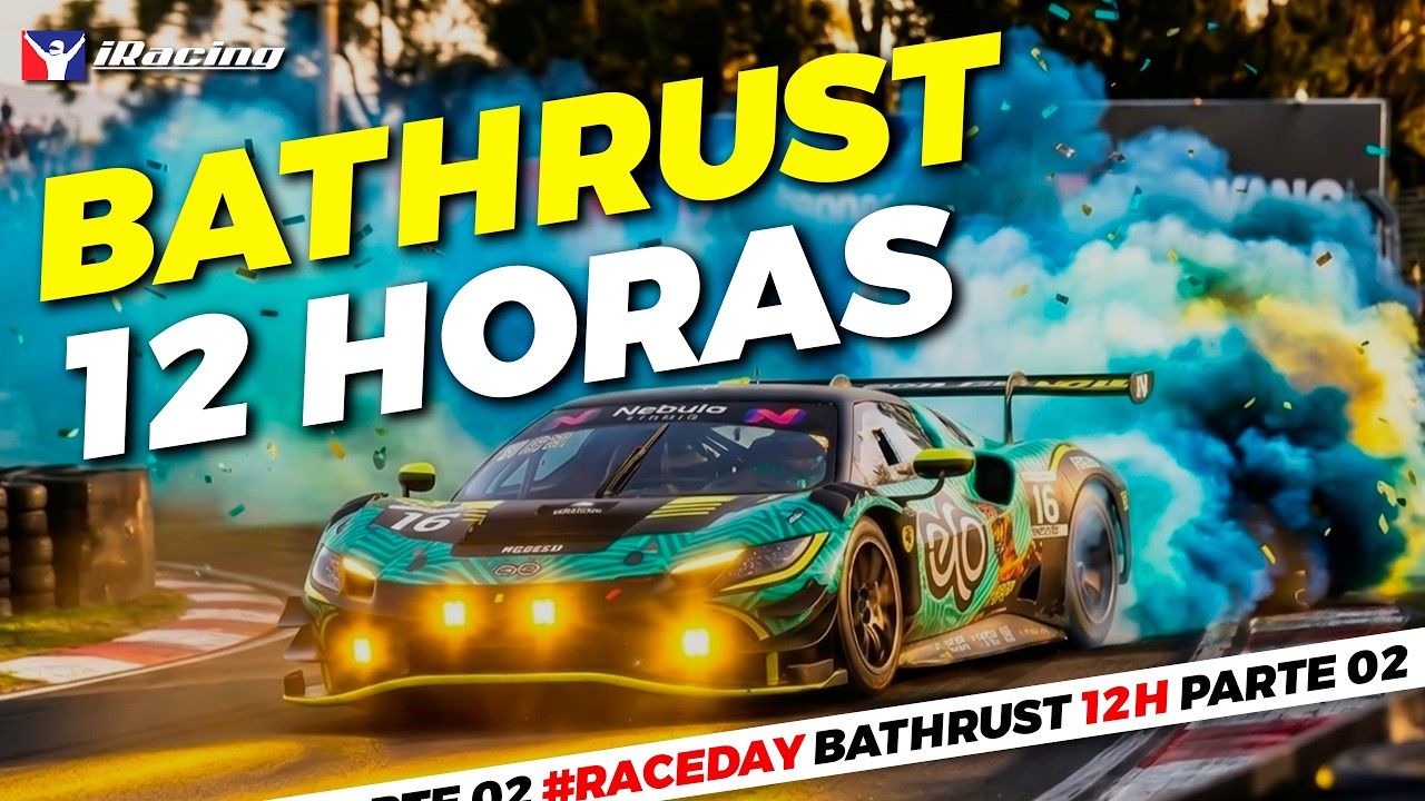 🔴 AO VIVO - PARTE 2 | BATHRUST 12H - IRACING - F1BC  | FERRARI 296 GT3 | ECO.GG 🤝 BOTAFOGO ESPORTS 🏁