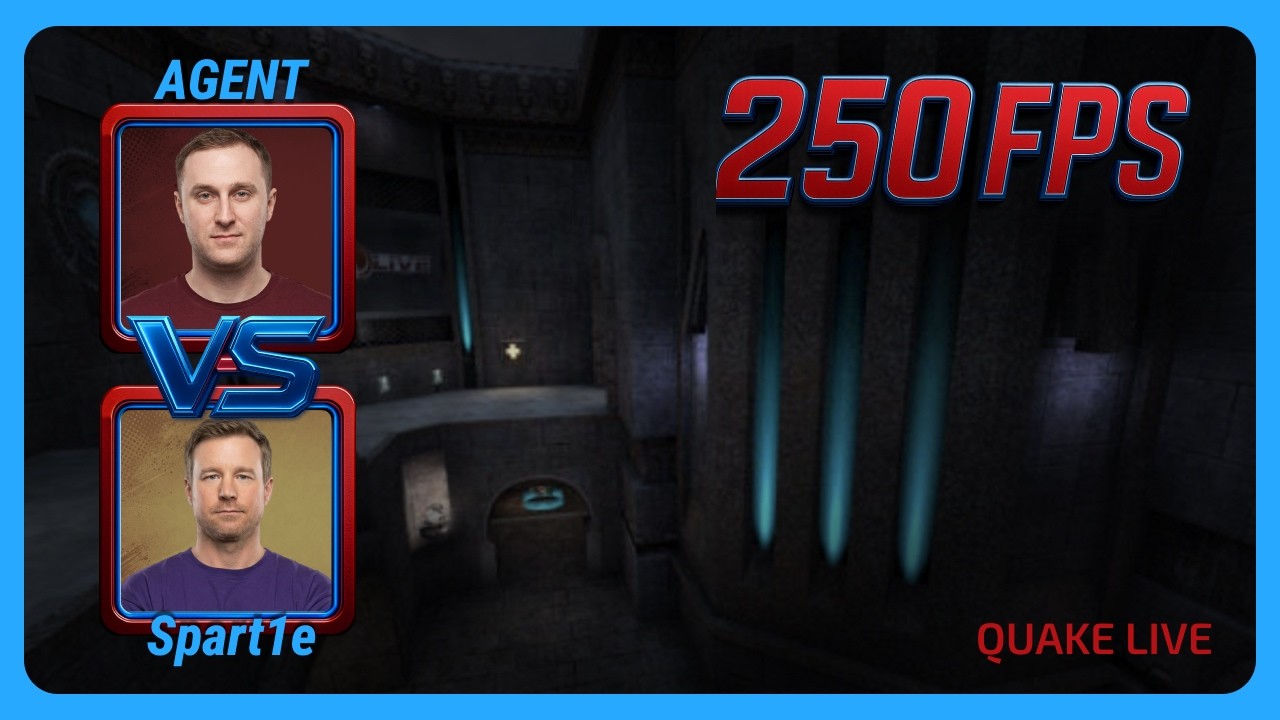 Spart1e vs AGENT | 250FPS Quake Season 4 | BO3 | Quake Live