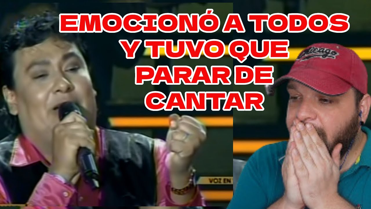 IMITADOR DE JUAN GABRIEL HACE EMOCIONARSE A MÚSICOS Y JURADO Y NO PUEDE SEGUIR CANTANDO😥REACCIÓN
