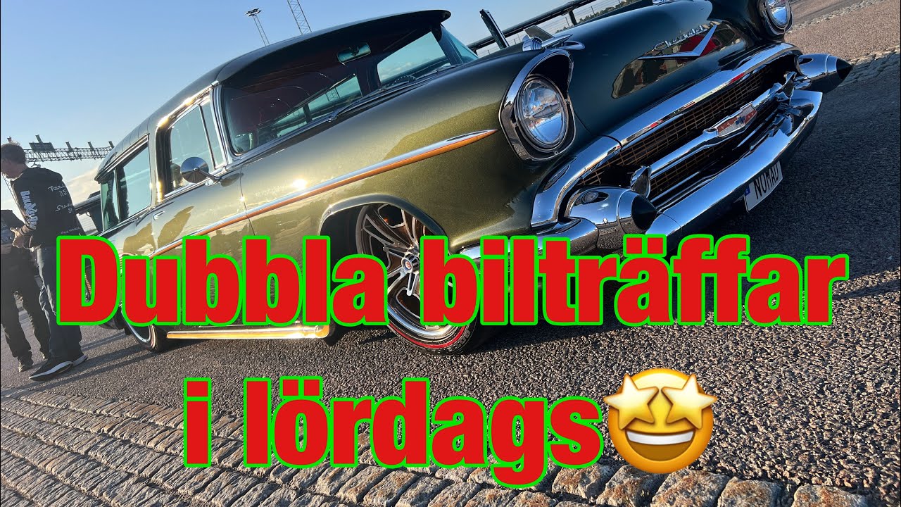 Bilträff i Stockholm, fanns ju 2 olika, så lika bra att ta båda🥰