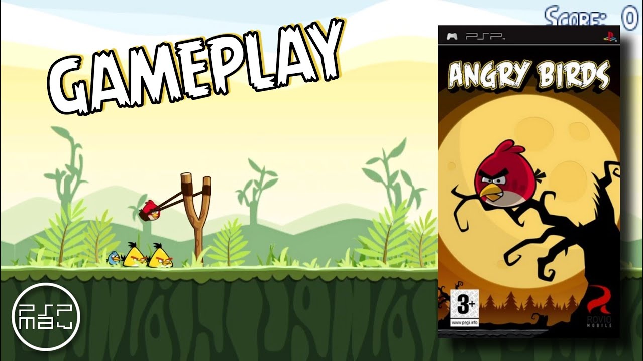 Angry Birds PSP gameplay