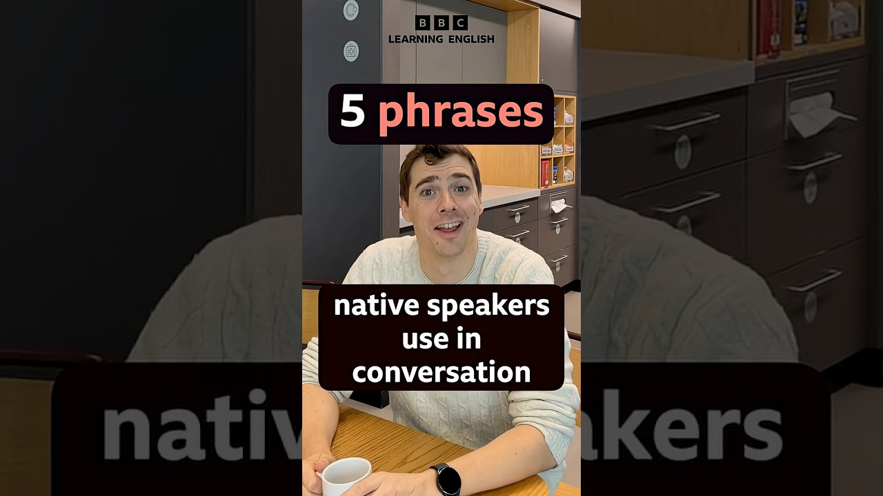 5 natural phrases native speakers use! 🗣️