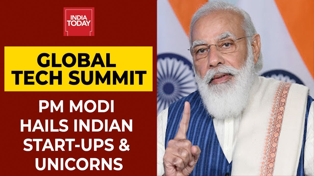 PM Modi Addresses Global Tech Summit, Hails Indian Start-Ups & Unicorns| Breaking News| India Today