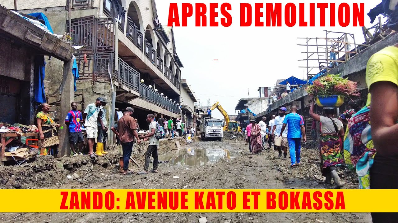 No Comment: APRÈS DEMOLITION SUR L'AVENUE KATO A ZANDO Tronçon Av. KASA-VUBU/ DU MARAIS | Kin-Rdc