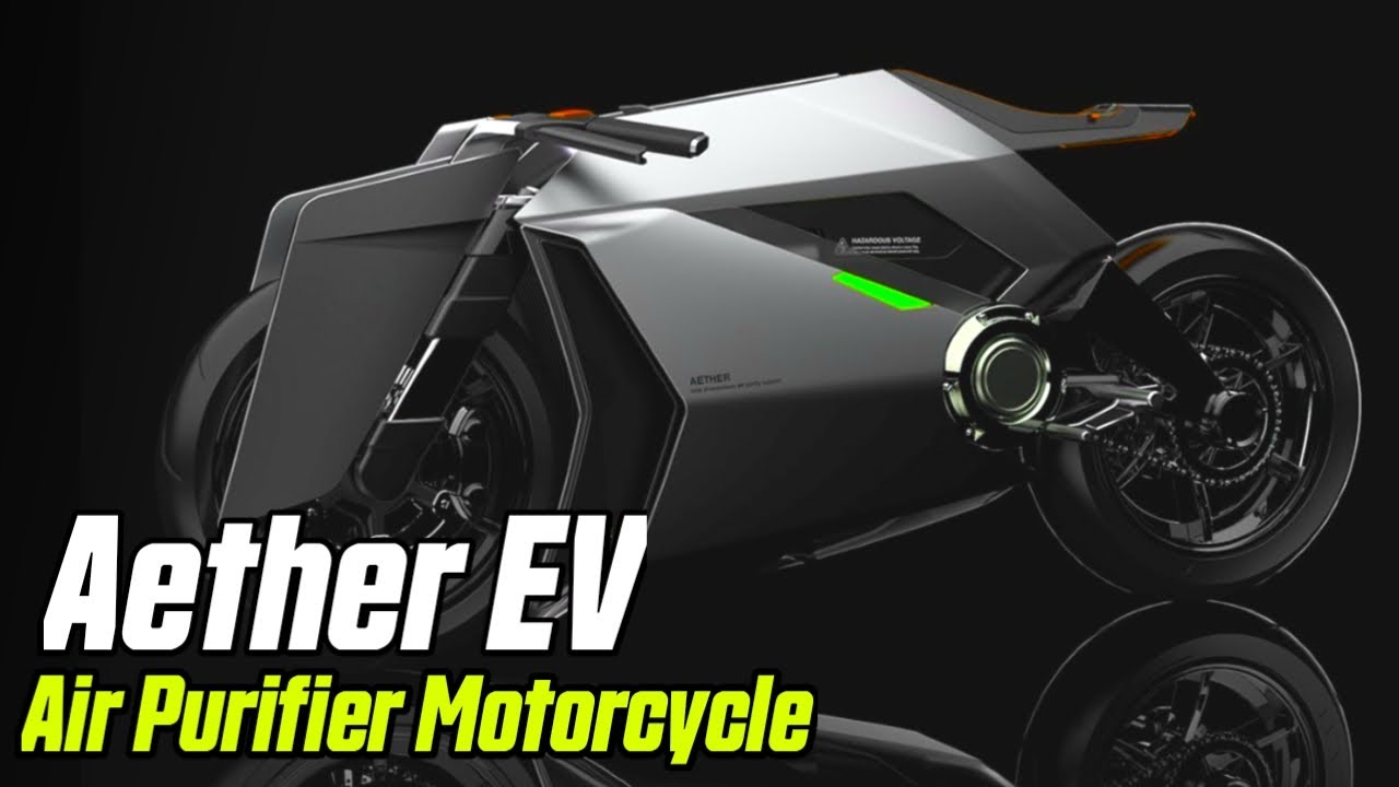 Aether Motorcycle Concept as Air Purifier