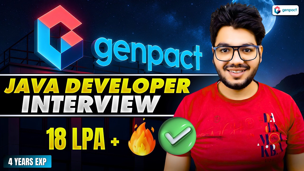 Genpact Java Developer Interview Experience & Questions [ 18 LPA+ ]