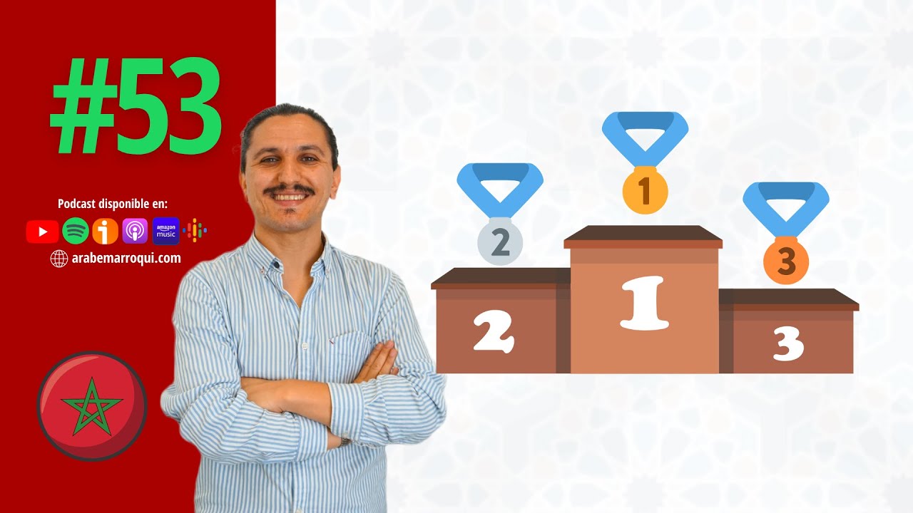 Primero, segundo, tercero... Los números ordinales en Árabe Marroquí Dariya #53