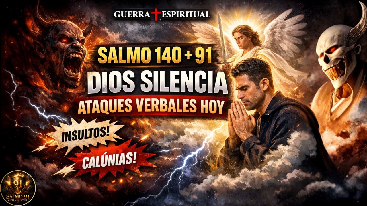 🔥SALMO 140 + 91 — DIOS SILENCIA ATAQUES VERBALES HOY