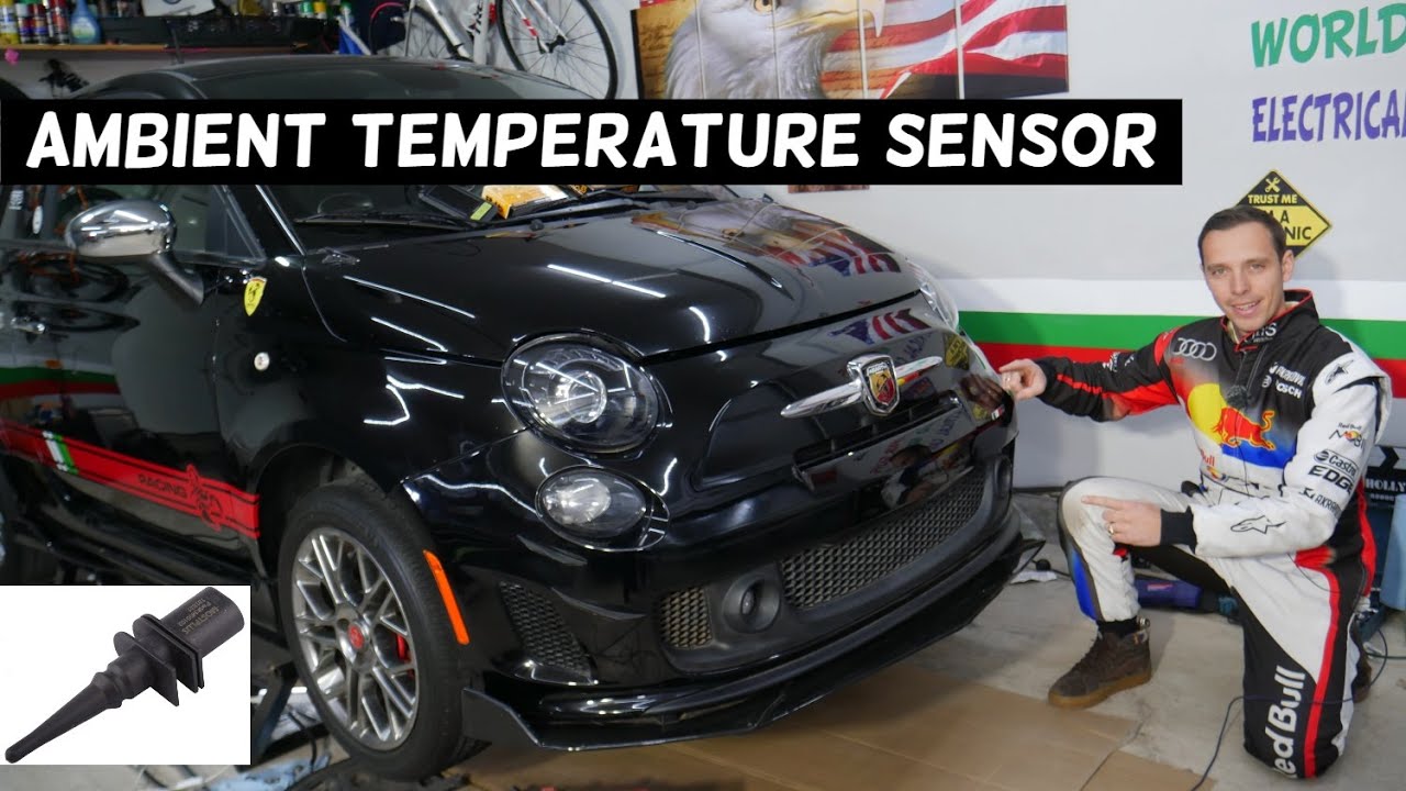FIAT 500 AMBIENT TEMPERATURE SENSOR LOCATION REPLACEMENT EXPLAINED, WHERE IS TEMPERATURE SENSOR