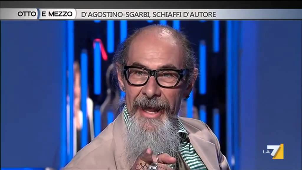 Otto e mezzo - Frecciatine e pace fatta tra Roberto D'Agostino e Vittorio Sgarbi