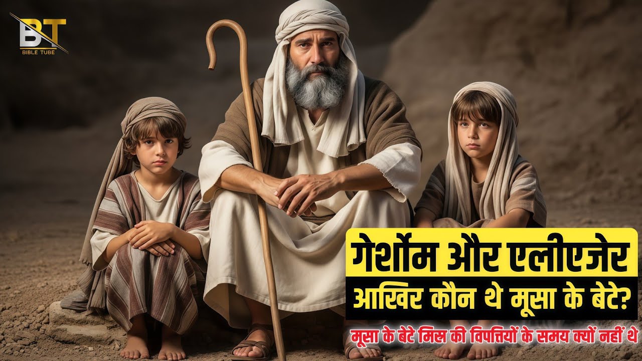 गेरशोम और एलीएज़र: आखिर कौन थे मूसा के बेटे? | The Untold Mystery of Moses’ Sons | Bible Tube