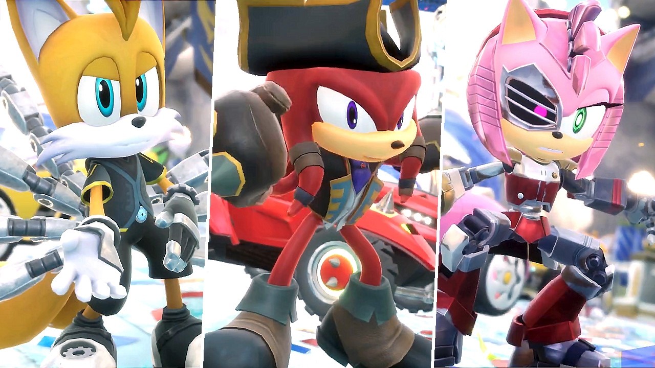 Sonic Racing CrossWorlds - Sonic Prime Characters Gameplay