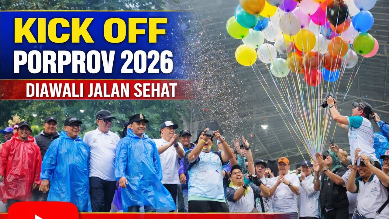 Kick Off PORPROV Jabar Dimulai! Ribuan Peserta Jalan Sehat di Kota Bogor