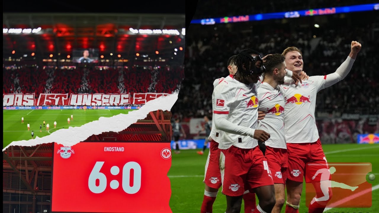 RB Leipzig - Eintracht Frankfurt 6:0 Highlights| 13. Spieltag 