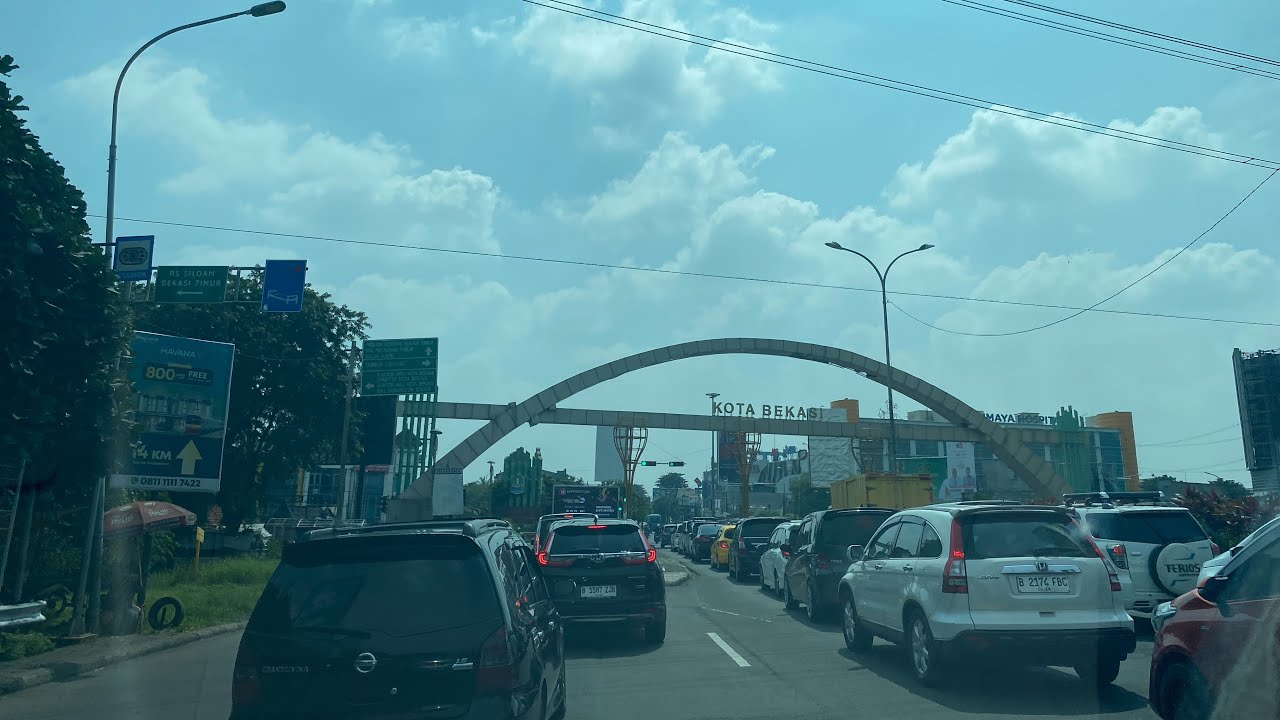 Trip perjalanan dari G-toll Bekasi Timur 1 - Bulak Kapal - Tambun Bekasi       #viofo