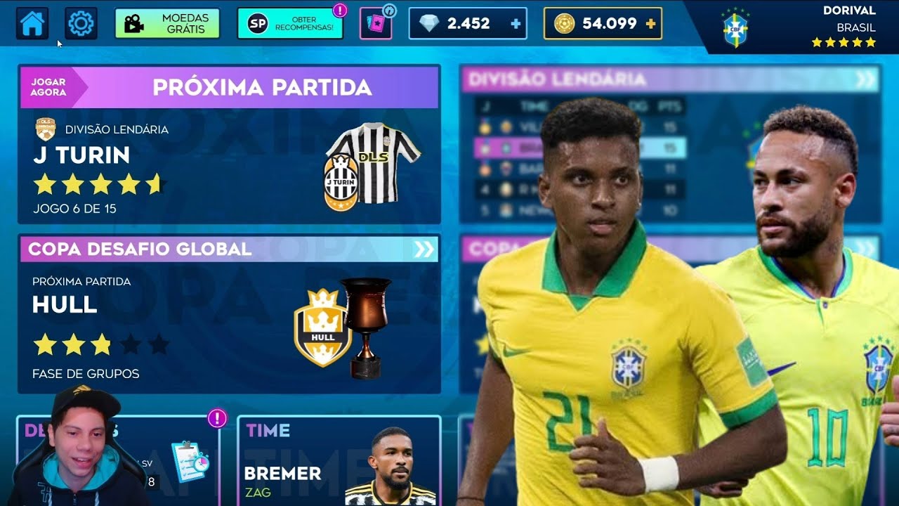 DLS | Modo Carreira Seleção Brasileira #25 ( Neymar é o Cara da Seleção Brasileira !! )