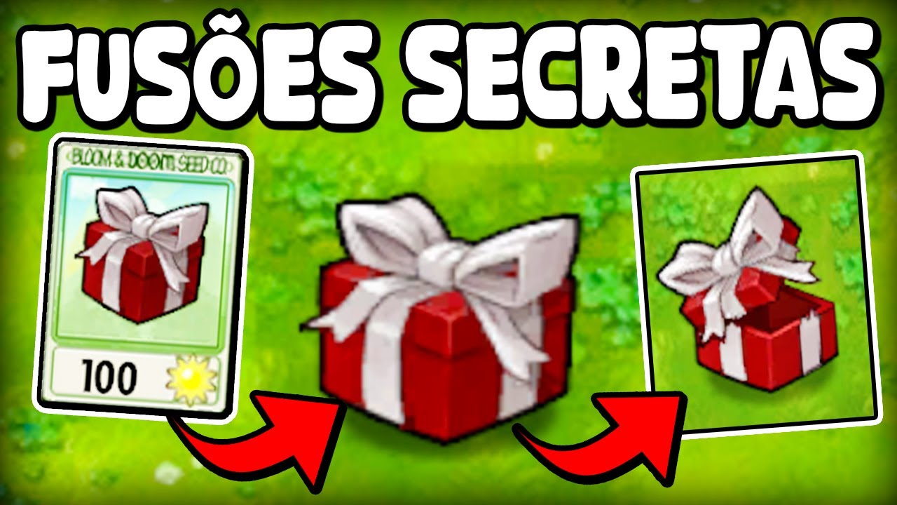 PLANTS VS ZOMBIES FUSION MAS POSSO USAR APENAS PRESENTES DE PLANTAS SECRETAS  (MUITO BOM)
