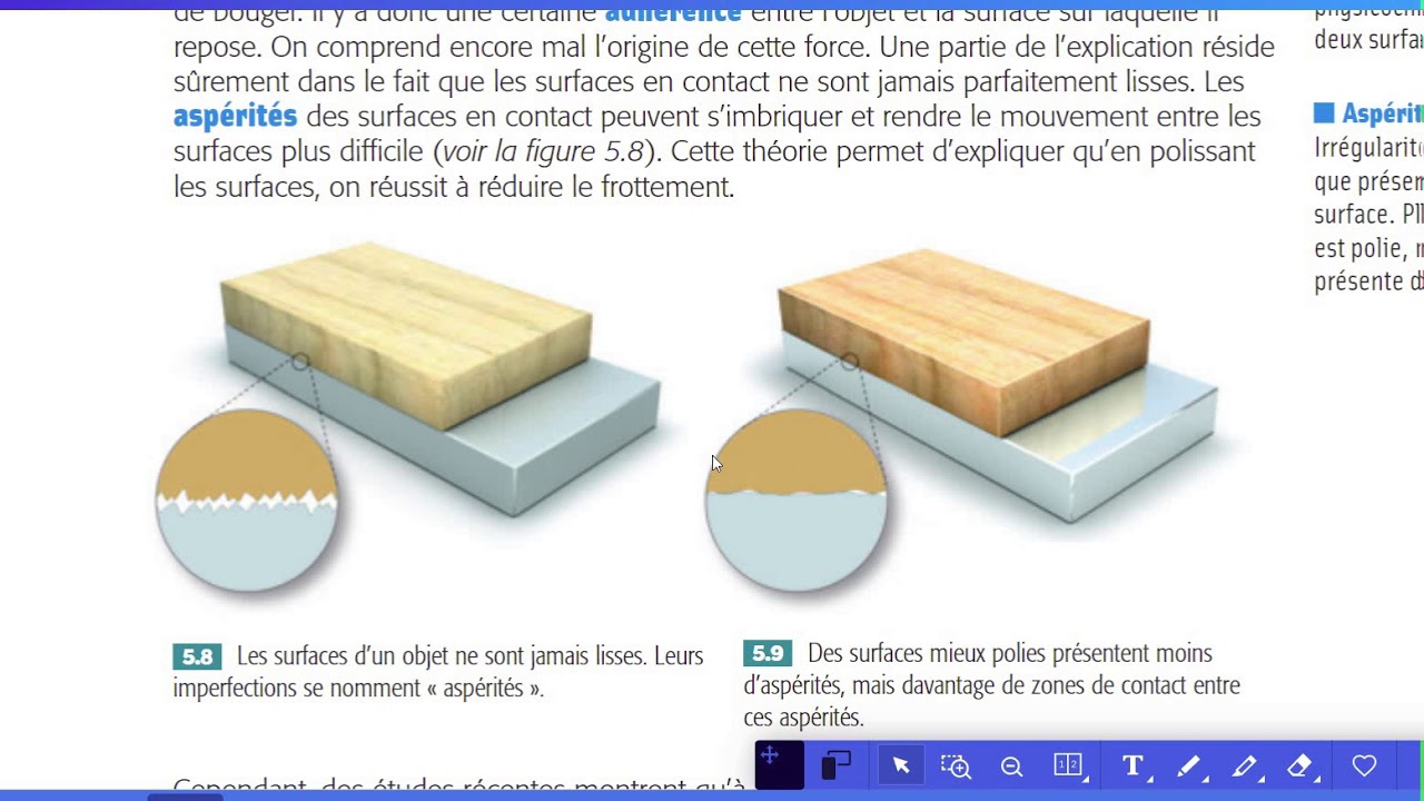 5.5 (1/2) - De quoi dépend la force de frottement