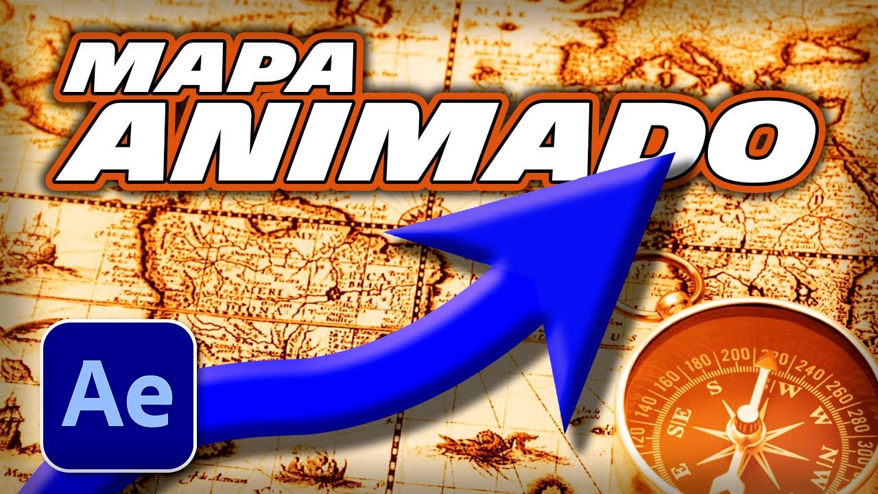 ⏳ MAPA de ruta ANIMADO en 4 minutos [con AFTER EFFECTS]