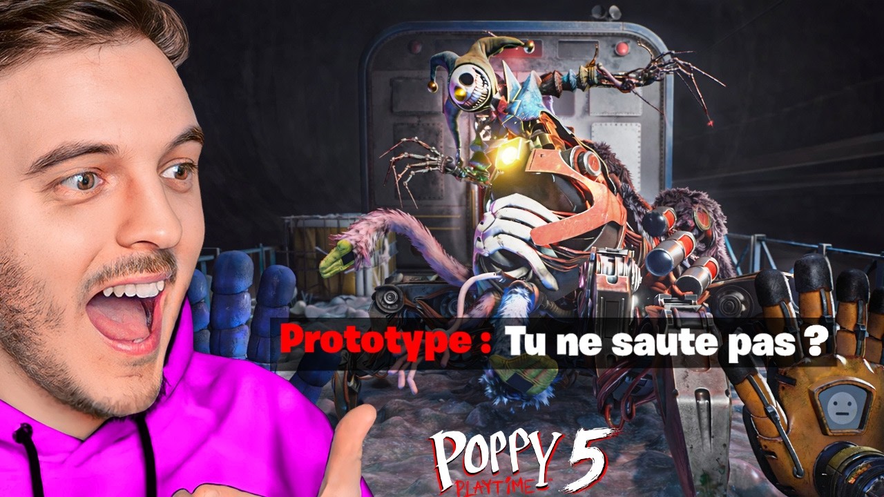 IL SE PASSE QUOI SI ON NE SAUTE PAS DU TRAIN A LA FIN DE  POPPY PLAYTIME CHAPITRE 5 ?