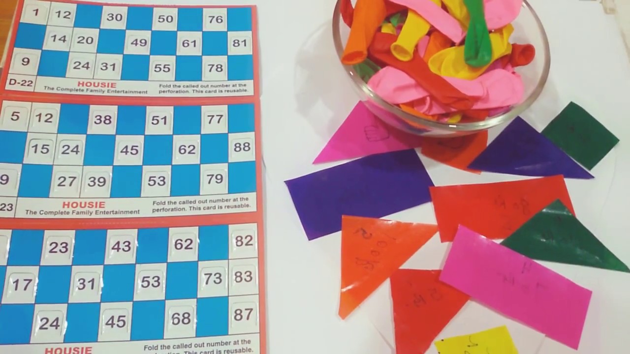 Collect colours💜💖💛💚tambola game