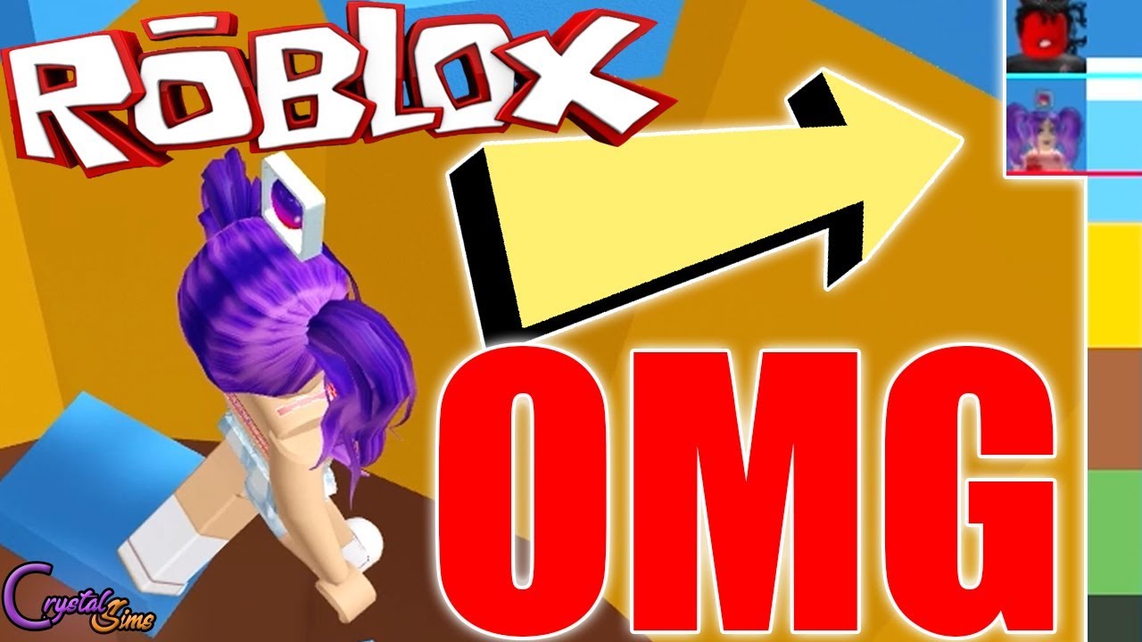 A TODOS LES DA UN INFARTO CUANDO ME CAIGO AL FINAL | TOWER OF HELL ROBLOX | CRYSTALSIMS
