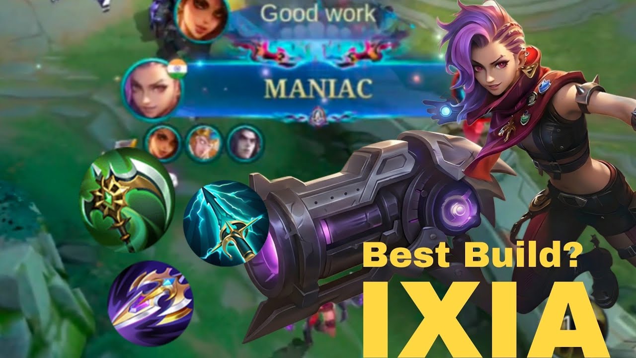 Ixia 1× Maniac| Build to snowball|Mobile Legends Bang Bang Ixia Gameplay 