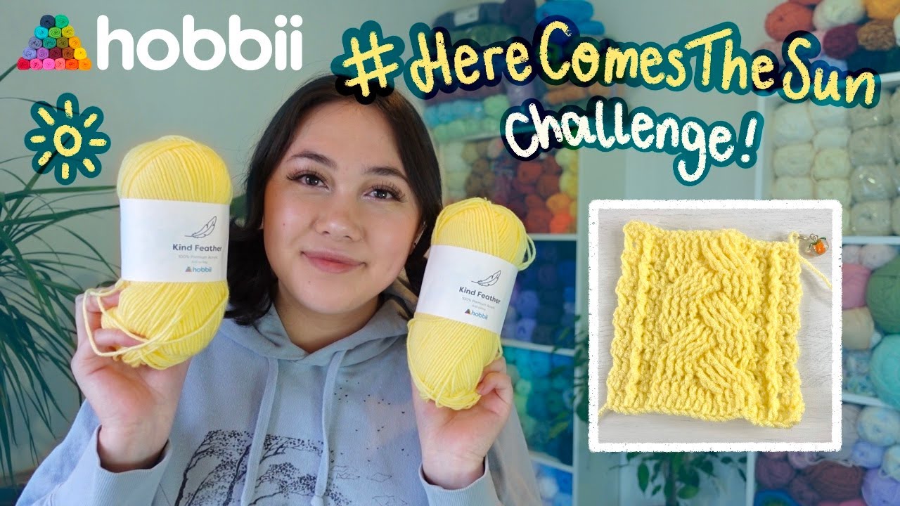 Crocheting a Cable Cardigan 🌞 for Hobbii's #HereComesTheSunYT Challenge