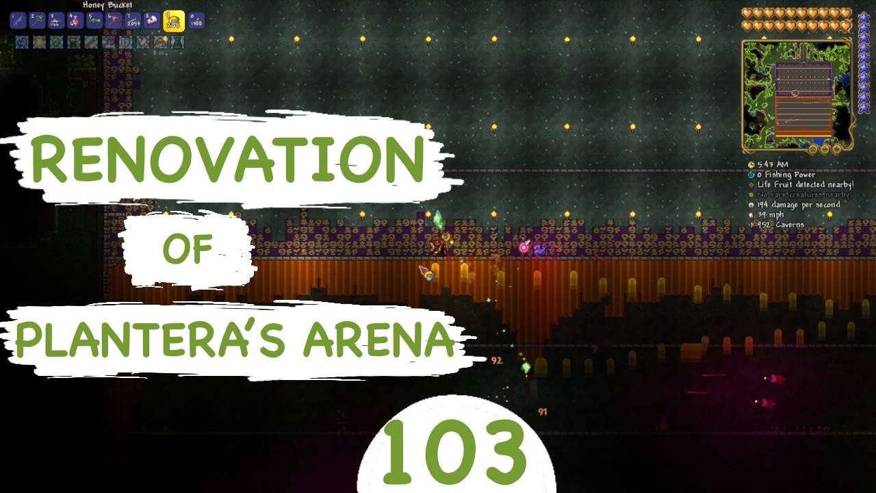 Terraria Master Mode #103 - Renovation of Plantera's Arena