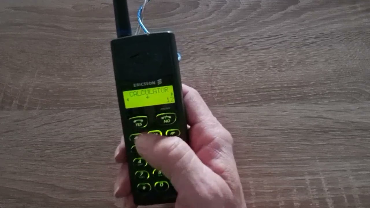 Ericsson GH388 old mobile phone Examinator hands-on menu ringtones