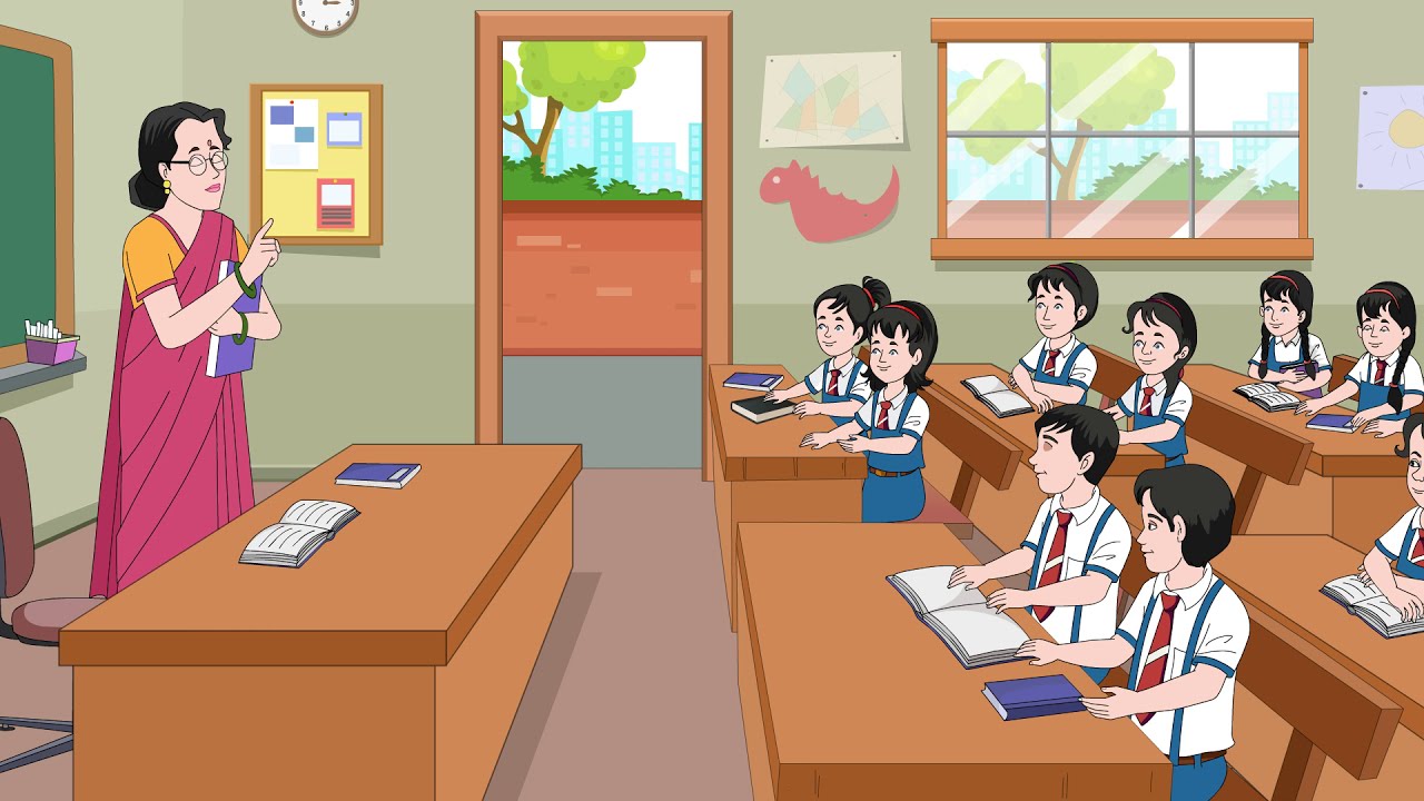 कक्षा में पहला दिन | First Day in Class | Short Story on Good Manners | Class 2
