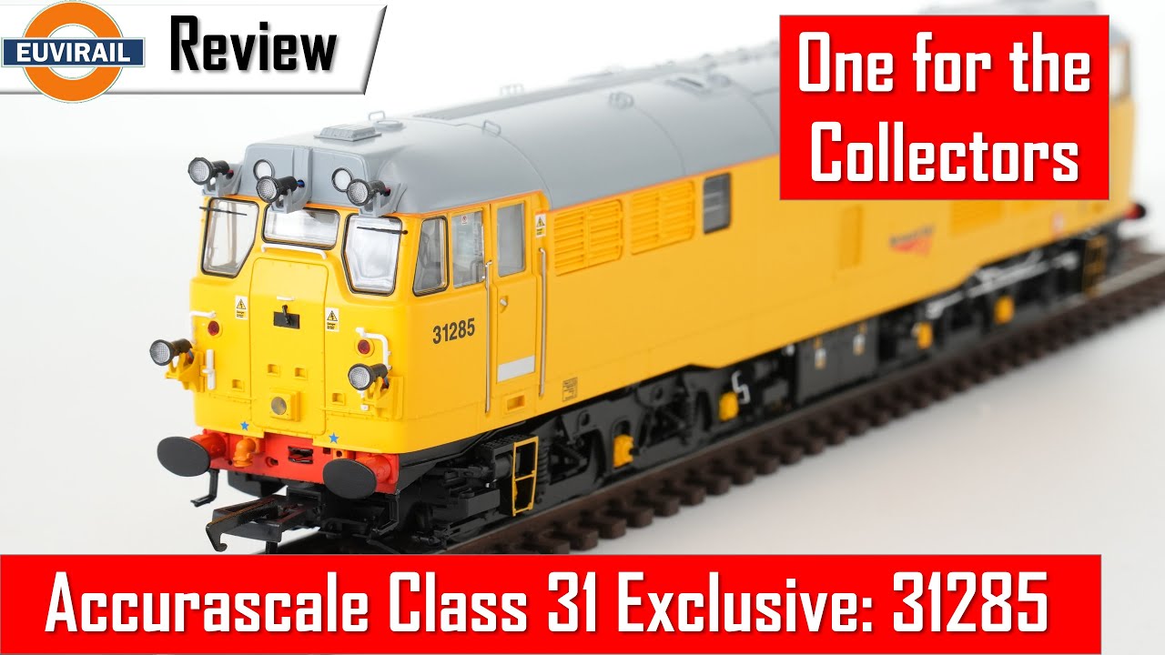 Review: Accurascale Exclusive Class 31 Network Rail Yellow 31285 DCC Sound ACC2848-DCC
