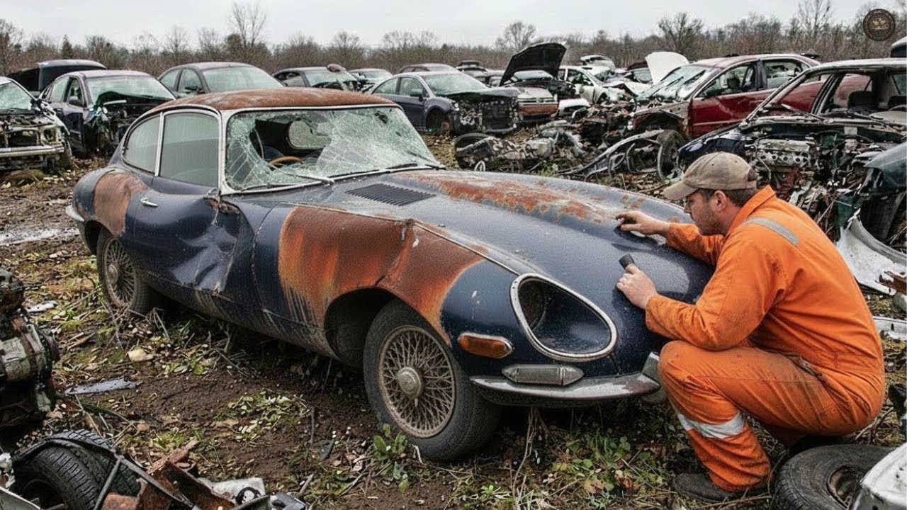 ASMR Car Restoration: Full Rebuild of a 1969 Jaguar E-Type from Total Ruin