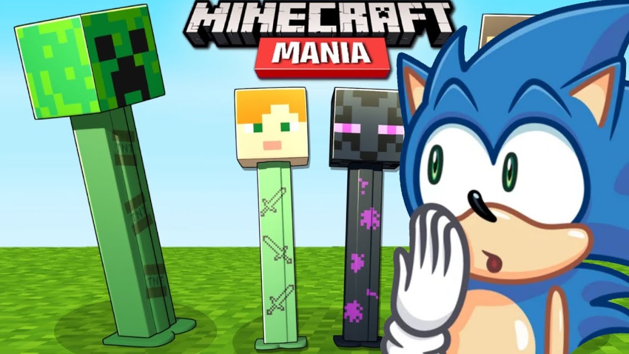 HonixPl4Y reacciona - Minecraft Mania - Dulces PEZ te acuerdas?