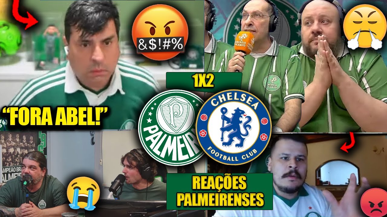 REAÇÕES dos PALMEIRENSES FURIOSOS com a ELIMINAÇÃO - PALMEIRAS 1X2 CHELSEA [REACT MUNDIAL]
