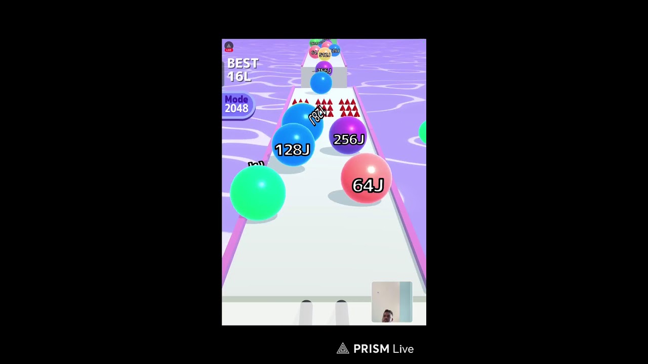 ball run 2048 part 3 #live  #shorts  #shortsfeed  #virallive  #viralballrun  #short